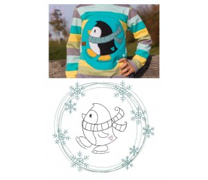 Stickdatei - Eis Pingu